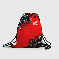 Рюкзак-мешок Honda нарисованный огонь, цвет: 3D-принт