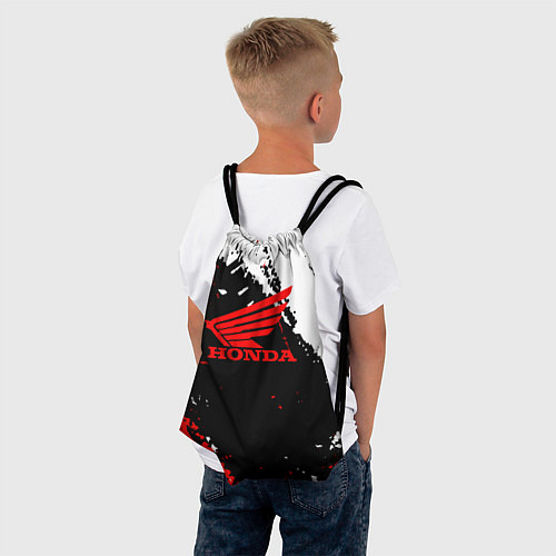 Мешок для обуви Honda Logo Auto / 3D-принт – фото 4