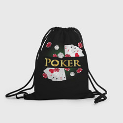 Рюкзак-мешок Покер POKER, цвет: 3D-принт