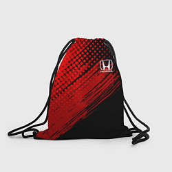 Рюкзак-мешок Honda - Red texture, цвет: 3D-принт
