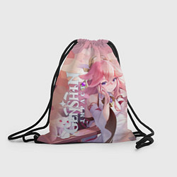 Рюкзак-мешок Яэ Мико - Гудзи Яэ, цвет: 3D-принт