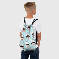 Рюкзак-мешок Узор с Сатору, цвет: 3D-принт — фото 2