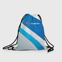 Рюкзак-мешок Subaru Logo спорт, цвет: 3D-принт