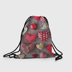 Рюкзак-мешок На 14 Февраля, цвет: 3D-принт