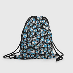 Рюкзак-мешок BMW PATTERN LOGO, цвет: 3D-принт
