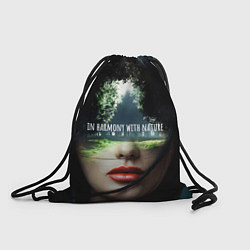 Рюкзак-мешок In harmony with nature, цвет: 3D-принт