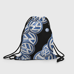 Рюкзак-мешок Volkswagen logo Pattern, цвет: 3D-принт