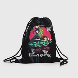 Рюкзак-мешок Танджиро Камадо и Гию Томиока, цвет: 3D-принт