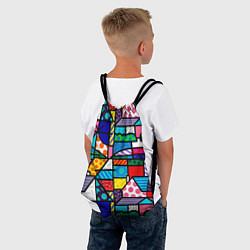 Рюкзак-мешок Ромеро Бритто красочный узор, цвет: 3D-принт — фото 2