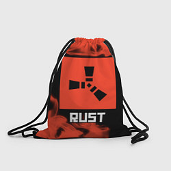 Рюкзак-мешок RUST - Красное Пламя, цвет: 3D-принт