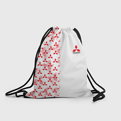 Рюкзак-мешок Mitsubishi Mini logo Half pattern, цвет: 3D-принт