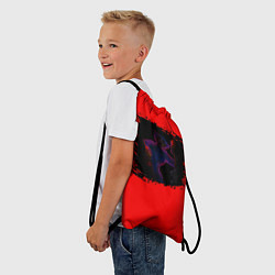Рюкзак-мешок Неоновый Хагги Вагги, цвет: 3D-принт — фото 2