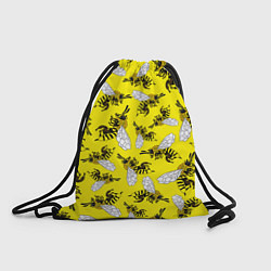 Рюкзак-мешок Пчелы на желтом, цвет: 3D-принт
