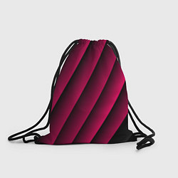 Рюкзак-мешок Red Stripe 3D Красные полосы, цвет: 3D-принт