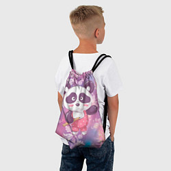 Рюкзак-мешок Милая панда детский, цвет: 3D-принт — фото 2