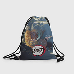 Рюкзак-мешок Клинок рассекающий демонов Зенитсу, цвет: 3D-принт