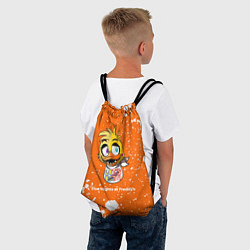 Рюкзак-мешок ФНАФ - ЧИКА Краска, цвет: 3D-принт — фото 2