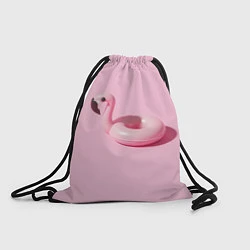Рюкзак-мешок Flamingos Розовый фламинго, цвет: 3D-принт