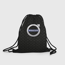 Рюкзак-мешок Обновленный металлический логотип VOLVO, цвет: 3D-принт