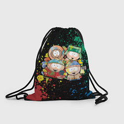 Рюкзак-мешок Мультфильм Южный парк персонажи South Park, цвет: 3D-принт