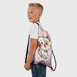 Рюкзак-мешок Милый пятнистый котик, цвет: 3D-принт — фото 2