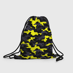Рюкзак-мешок Black Camo, цвет: 3D-принт