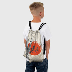 Рюкзак-мешок Закат Бамбук, цвет: 3D-принт — фото 2