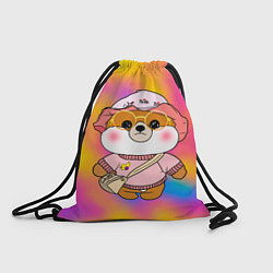 Рюкзак-мешок Шиба Ину Лалафанфан, цвет: 3D-принт