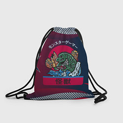 Рюкзак-мешок Японская Годзилла, цвет: 3D-принт
