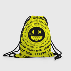 Рюкзак-мешок Счастливый Смайлик Yellow Dope Street Market, цвет: 3D-принт