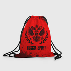 Мешок для обуви RUSSIA - ГЕРБ Russia Sport Брызги