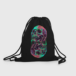 Рюкзак-мешок Черепа близнецы, цвет: 3D-принт