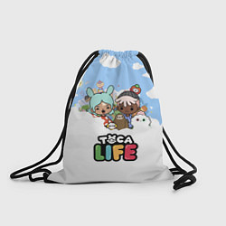 Рюкзак-мешок Toca Life Sky, цвет: 3D-принт