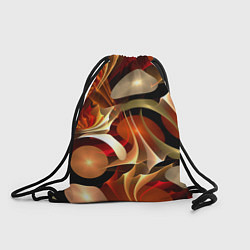 Рюкзак-мешок Абстрактные цифровые спирали, цвет: 3D-принт