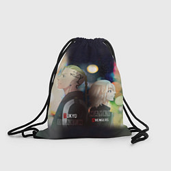 Рюкзак-мешок Токийские мстители - Майки и Дракен, цвет: 3D-принт
