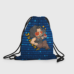 Рюкзак-мешок Johnny Cyberpunk2077 art, цвет: 3D-принт