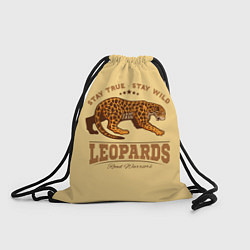 Рюкзак-мешок ЛЕОПАРД - LEOPARDS, цвет: 3D-принт