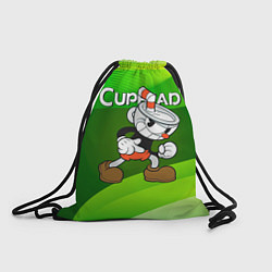 Рюкзак-мешок Хитрая чашечка cuphead, цвет: 3D-принт