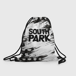 Рюкзак-мешок Южный парк - персонажи и логотип South Park, цвет: 3D-принт