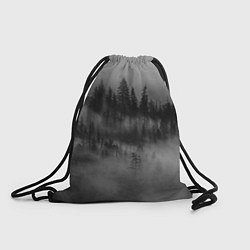 Рюкзак-мешок Туманный лес - природа, цвет: 3D-принт