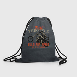 Рюкзак-мешок Full Throttle Полный газ, цвет: 3D-принт