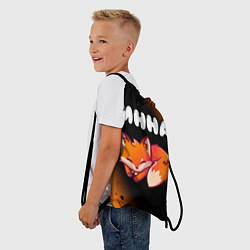 Рюкзак-мешок Инна - ЛИСИЧКА - Градиент, цвет: 3D-принт — фото 2
