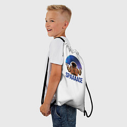 Рюкзак-мешок SpaaacE мем про радугу, цвет: 3D-принт — фото 2