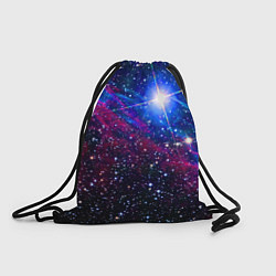 Рюкзак-мешок Открытый космос Star Neon, цвет: 3D-принт