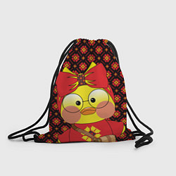 Рюкзак-мешок Лалафанфан в красном, цвет: 3D-принт