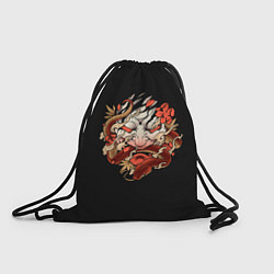 Рюкзак-мешок Маска Ёкая, цвет: 3D-принт