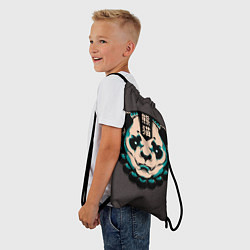 Рюкзак-мешок Символ Панды, цвет: 3D-принт — фото 2