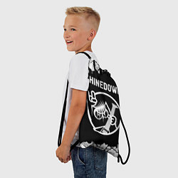 Рюкзак-мешок Shinedown КОТ Краска, цвет: 3D-принт — фото 2