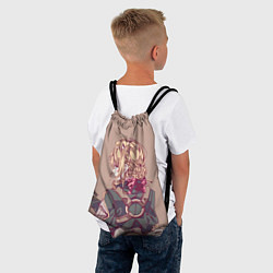 Рюкзак-мешок Вайолет Эвергарден спиной, цвет: 3D-принт — фото 2