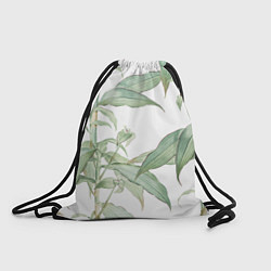 Рюкзак-мешок Цветы Яркая Листва, цвет: 3D-принт